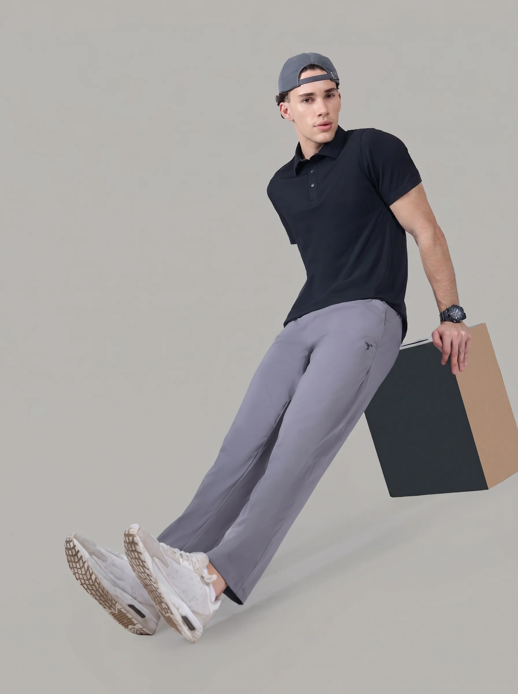 Men Regular Fit Trackpants with TS FLEXI - Image 6