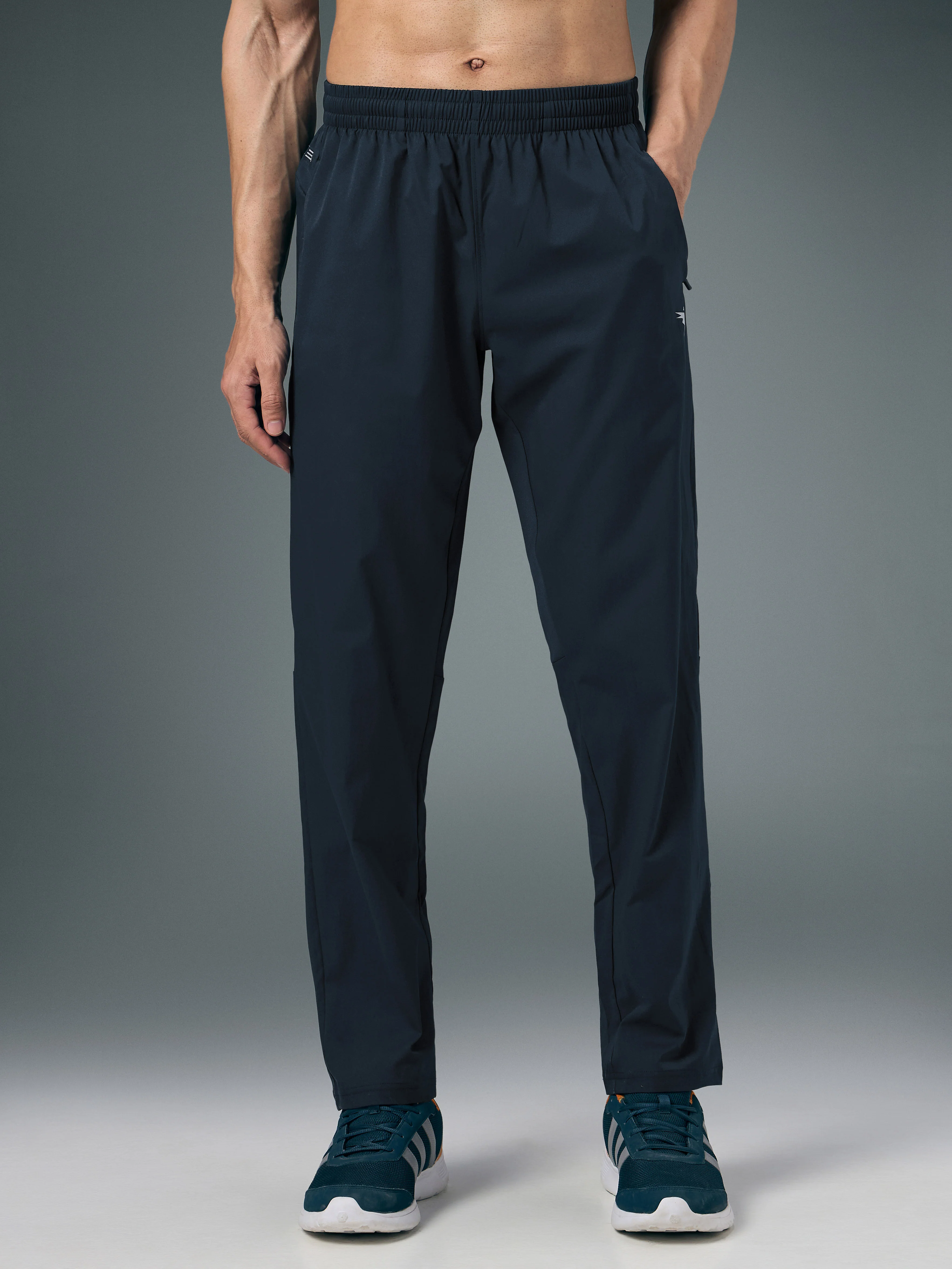 Men Regular Fit Trackpants with TS FLEXI - Image 2
