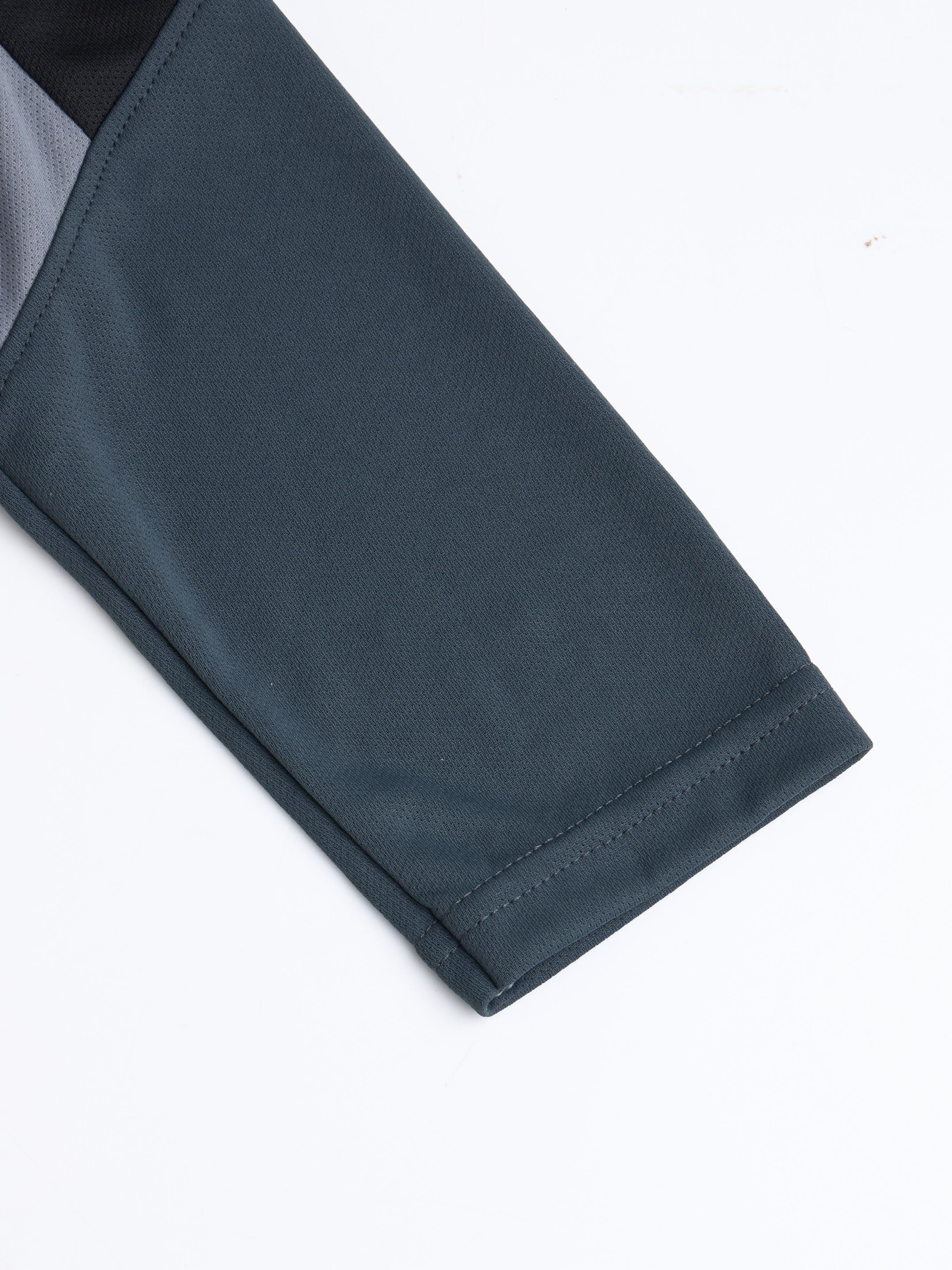 Men Colorblock Slim Fit Crew Neck T-shirt with TECHNO COOL+ - Image 7