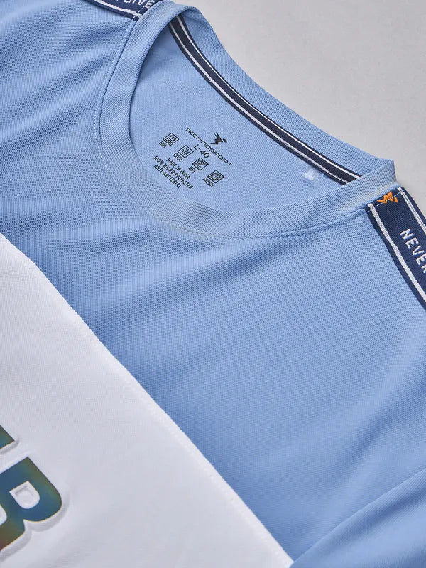 Men Colorblock Slim Fit Crew Neck T-shirt with MATPIQ - Image 2