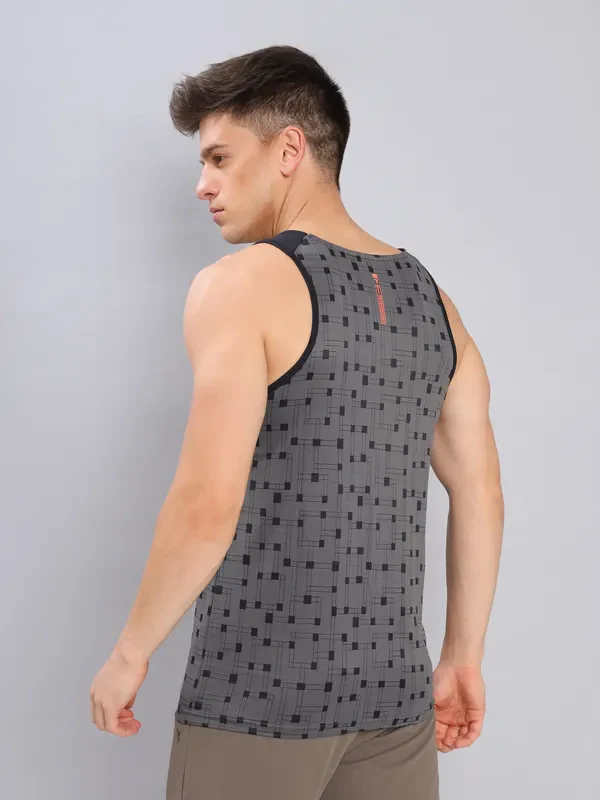 Men Self Design Slim Fit Scoop Neck Innerwear Vest with DOUBLE COOL - Image 3