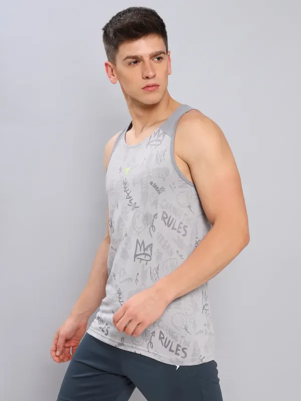 Men Self Design Slim Fit Scoop Neck Innerwear Vest with DOUBLE COOL