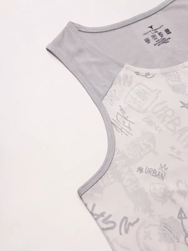 Men Self Design Slim Fit Scoop Neck Innerwear Vest with DOUBLE COOL - Image 7