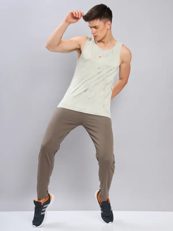 Men Self Design Slim Fit Scoop Neck Innerwear Vest with DOUBLE COOL - Image 2