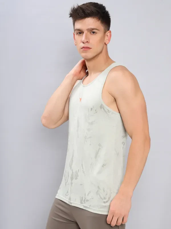 Men Self Design Slim Fit Scoop Neck Innerwear Vest with DOUBLE COOL - Image 5