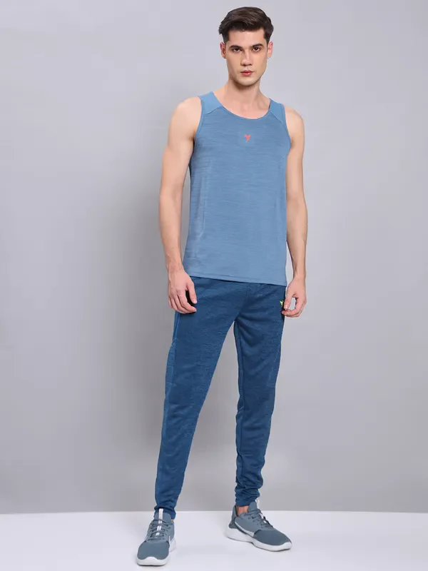 Men Melange Slim Fit Scoop Neck Innerwear Vest with DOUBLE COOL - Image 6