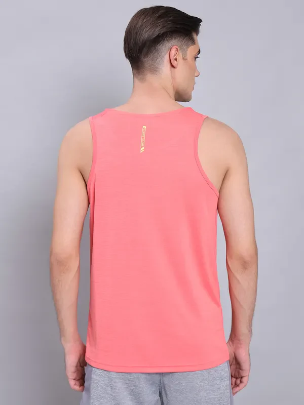 Men Melange Slim Fit Scoop Neck Innerwear Vest with DOUBLE COOL - Image 3