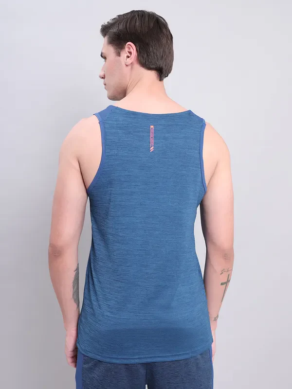 Men Melange Slim Fit Scoop Neck Innerwear Vest with DOUBLE COOL - Image 3