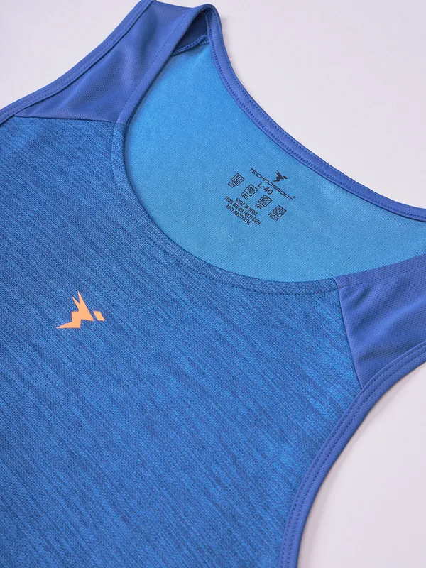 Men Melange Slim Fit Scoop Neck Innerwear Vest with DOUBLE COOL - Image 7
