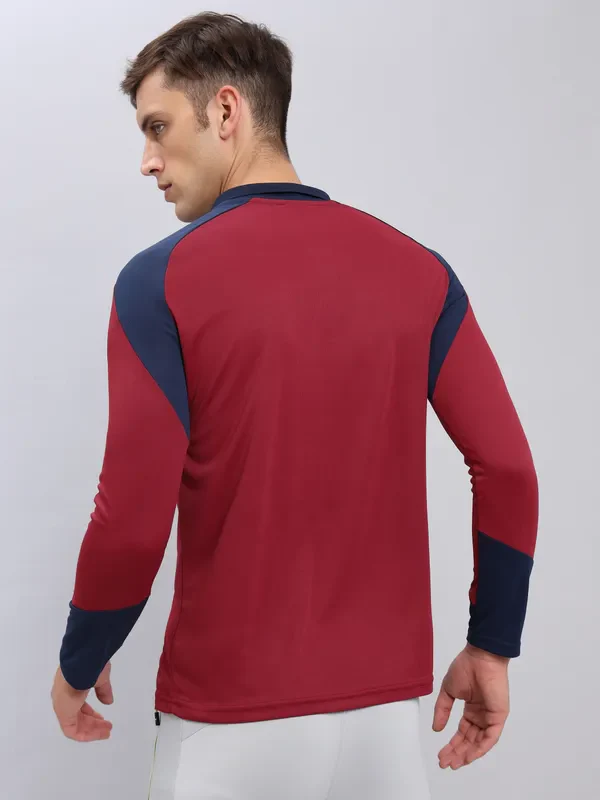 Men Colorblock Slim Fit Polo T-shirt with TECHNO COOL+ - Image 5