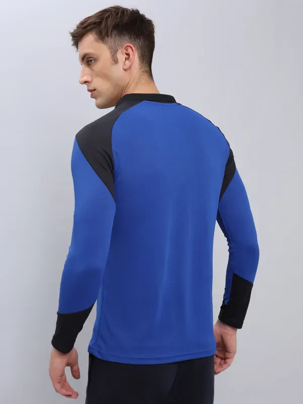 Men Colorblock Slim Fit Polo T-shirt with TECHNO COOL+ - Image 5