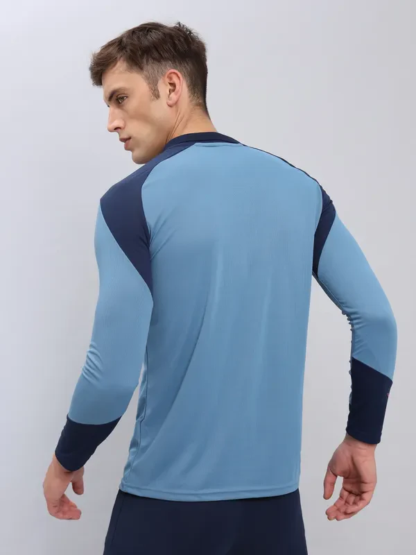 Men Colorblock Slim Fit Polo T-shirt with TECHNO COOL+ - Image 5
