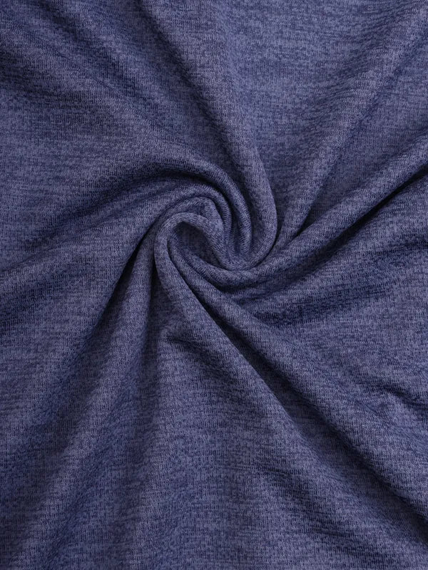 Men Melange Slim Fit Polo T-shirt with DOUBLE COOL - Image 9