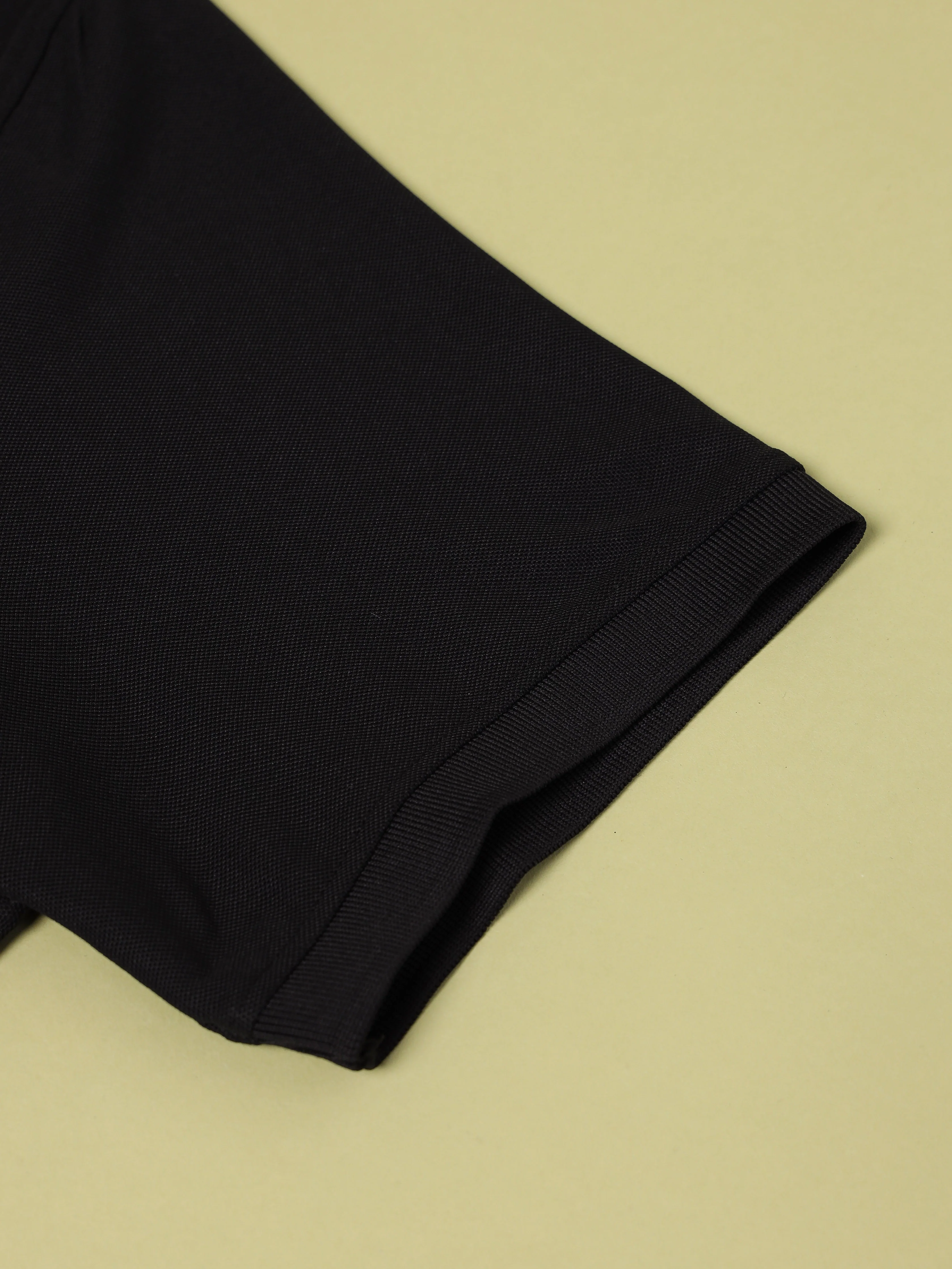 Men Solid Slim Fit Polo T-shirt with MATPIQ - Image 7