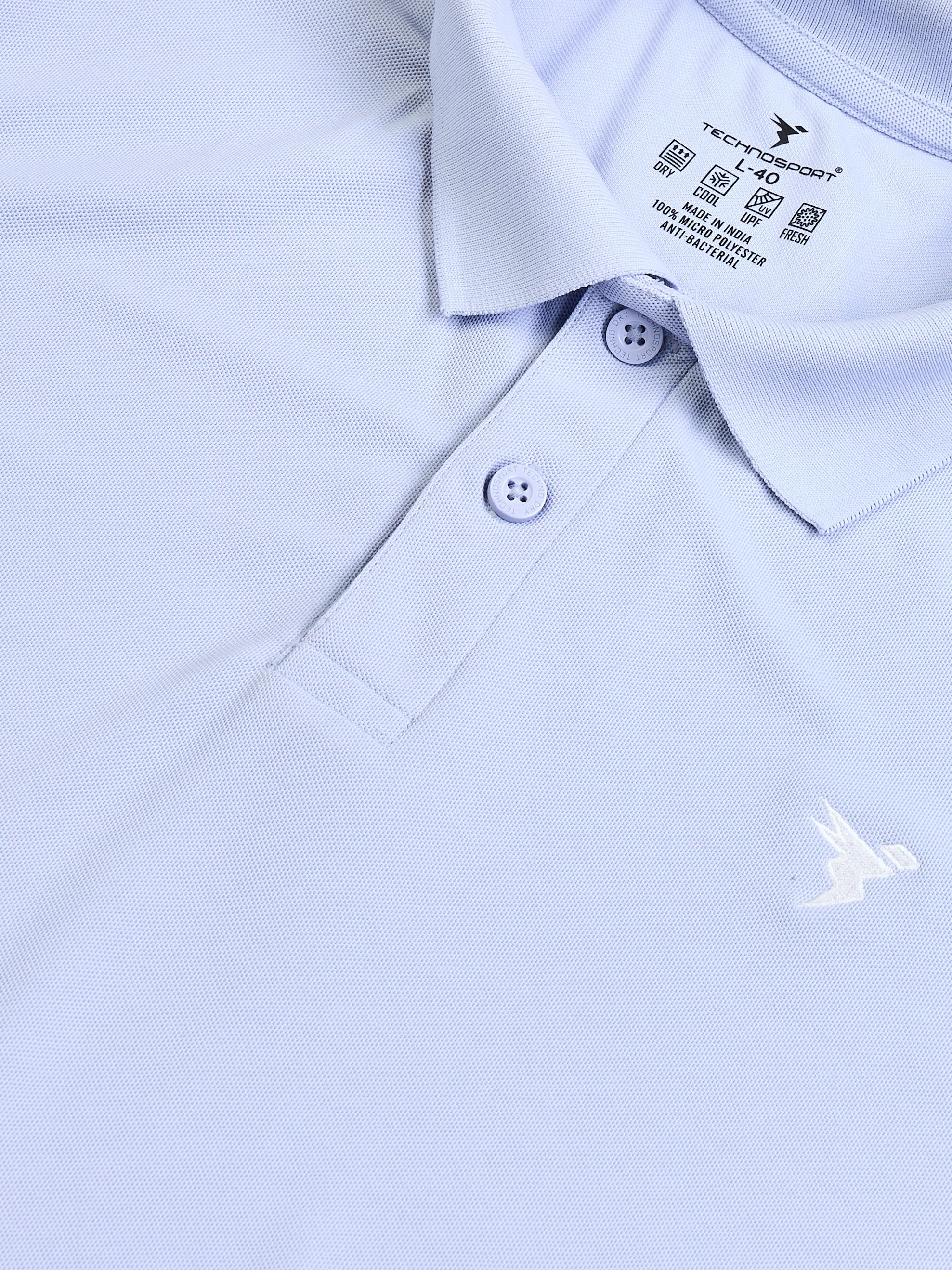 Men Solid Slim Fit Polo T-shirt with MATPIQ - Image 7