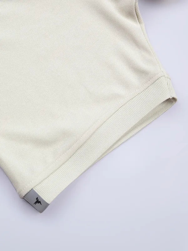 Men Solid Slim Fit Polo T-shirt with MATPIQ - Image 7