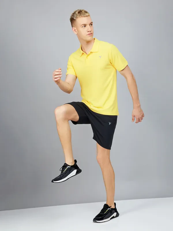 Men Solid Slim Fit Polo T-shirt with MATPIQ - Image 5