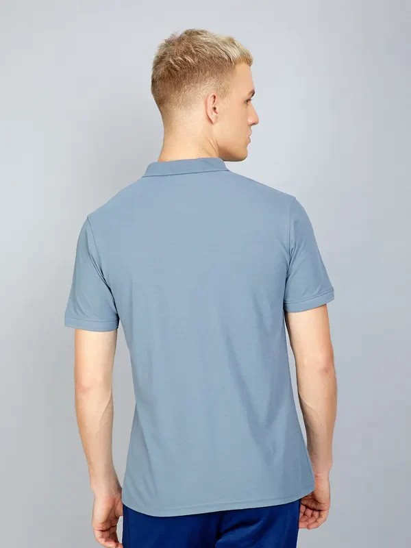 Men Solid Slim Fit Polo T-shirt with MATPIQ - Image 6