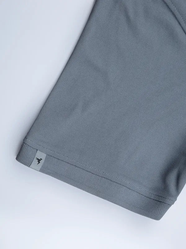 Men Solid Slim Fit Polo T-shirt with MATPIQ - Image 8