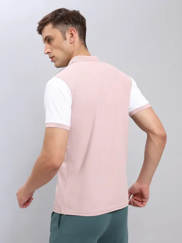 Men Colorblock Slim Fit Polo T-shirt with MATPIQ - Image 4