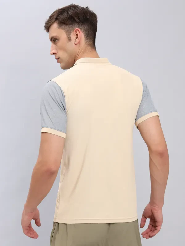 Men Colorblock Slim Fit Polo T-shirt with MATPIQ - Image 6
