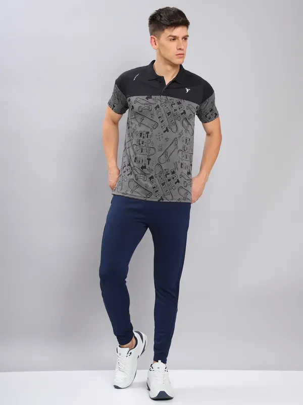 Men Jacquard Slim Fit Polo T-shirt with TECHNO COOL+ - Image 8