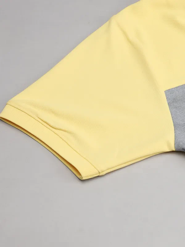 Men Colorblock Slim Fit Polo T-shirt with MATPIQ - Image 4