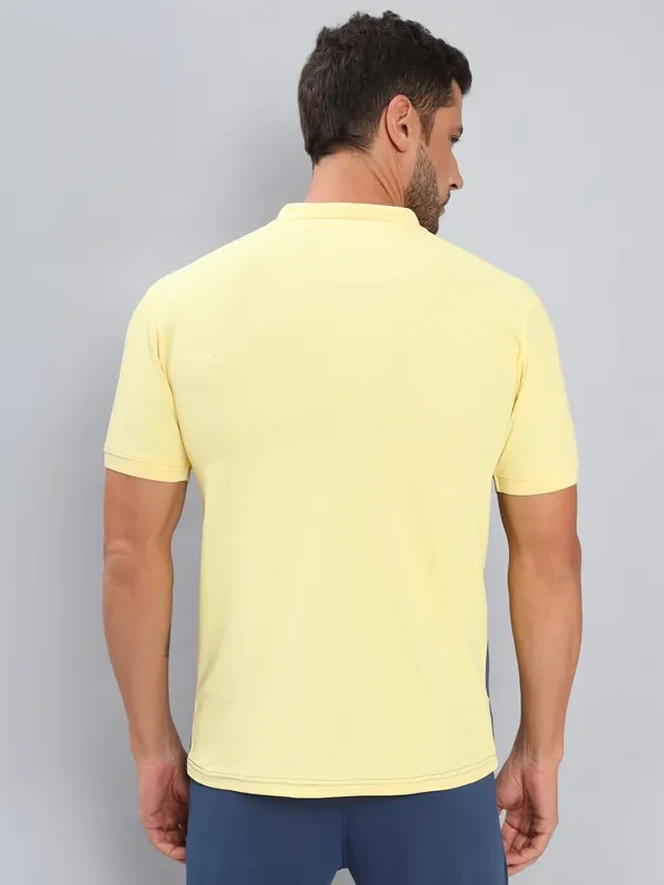 Men Colorblock Slim Fit Polo T-shirt with MATPIQ - Image 7