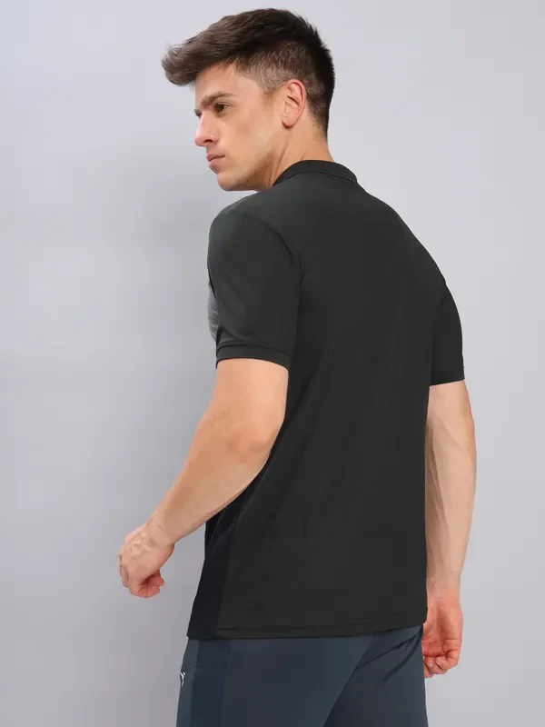 Men Colorblock Slim Fit Polo T-shirt with MATPIQ - Image 5