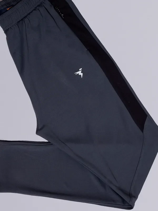 Men Solid Slim Fit Trackpants with TECHNO DRY - Image 6