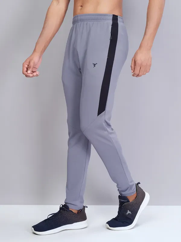Men Solid Slim Fit Trackpants with TECHNO DRY - Image 5
