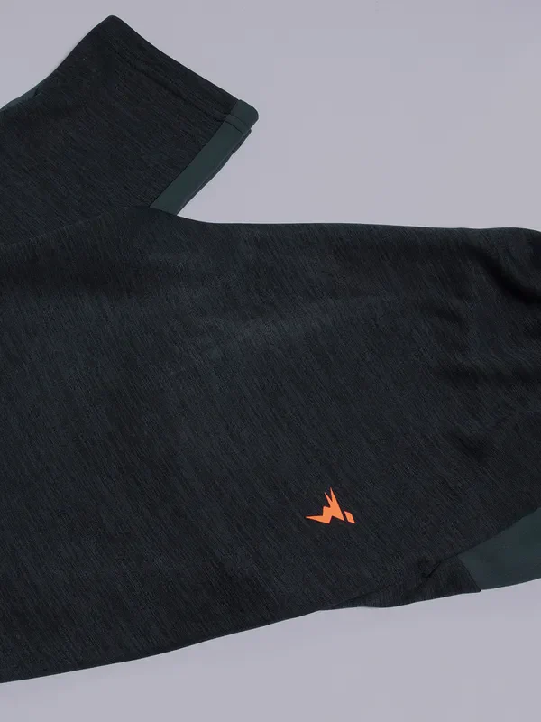 Men Melange Slim Fit Trackpants with TECHNO DRY - Image 6