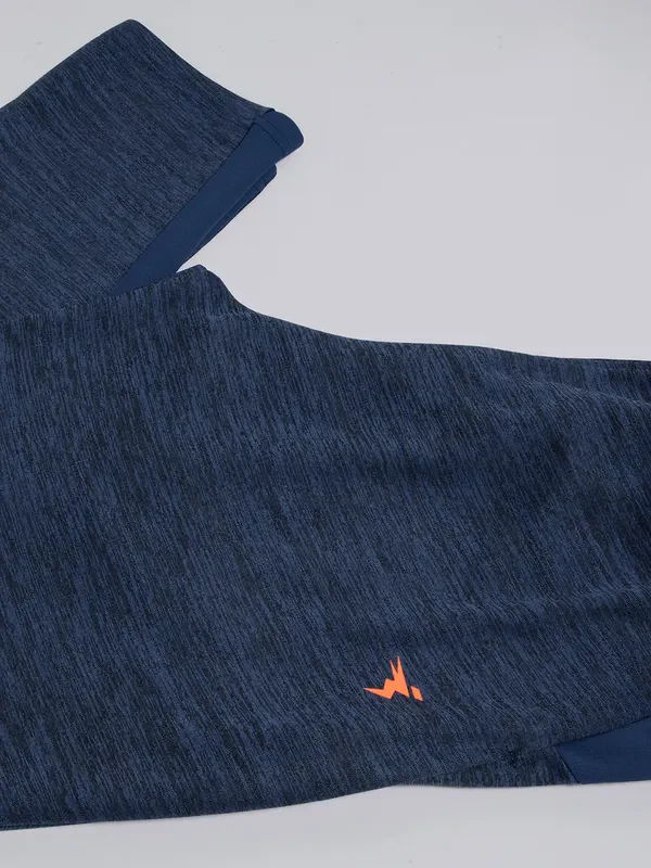 Men Melange Slim Fit Trackpants with TECHNO DRY - Image 6
