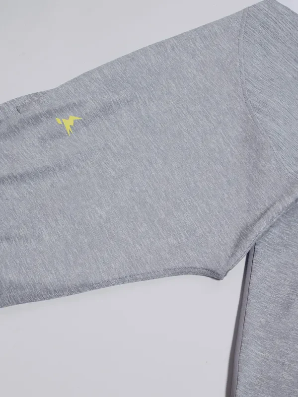Men Melange Slim Fit Trackpants with TECHNO DRY - Image 6