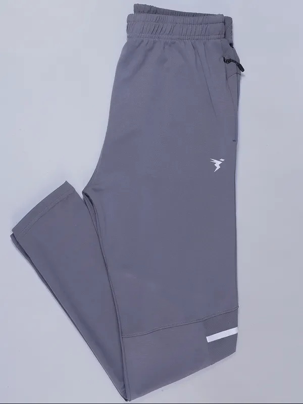 Men Solid Slim Fit Trackpants with TECHNO DRY - Image 6