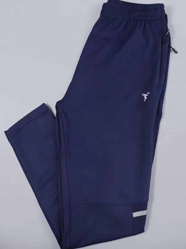 Men Solid Slim Fit Trackpants with TECHNO DRY - Image 7