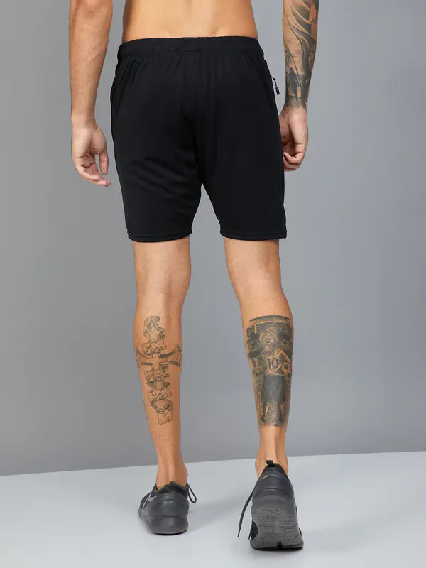 Men Solid Slim Fit Shorts with TECHNO DRY - Image 4