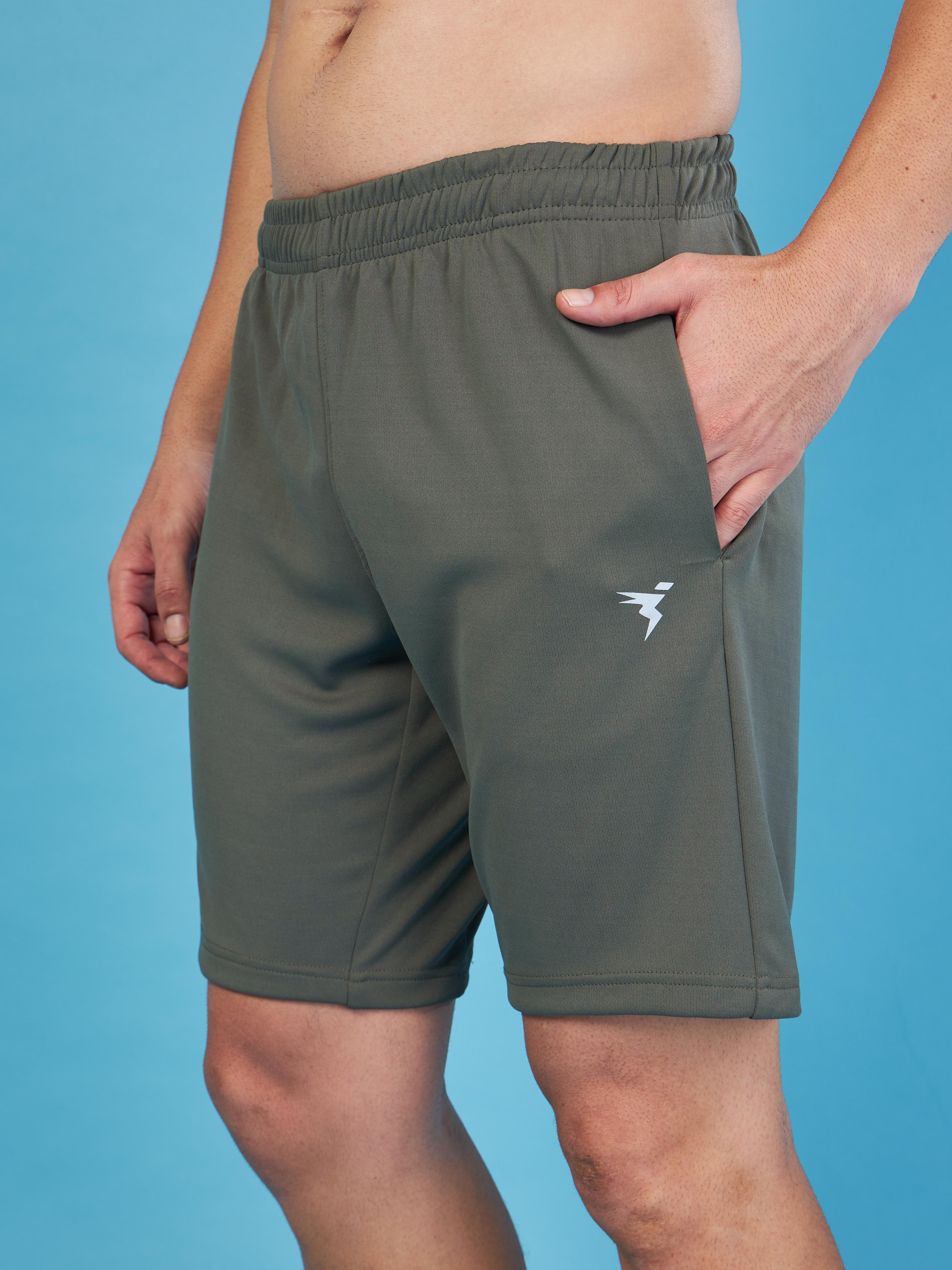 Men Solid Slim Fit Shorts with TECHNO DRY - Image 6