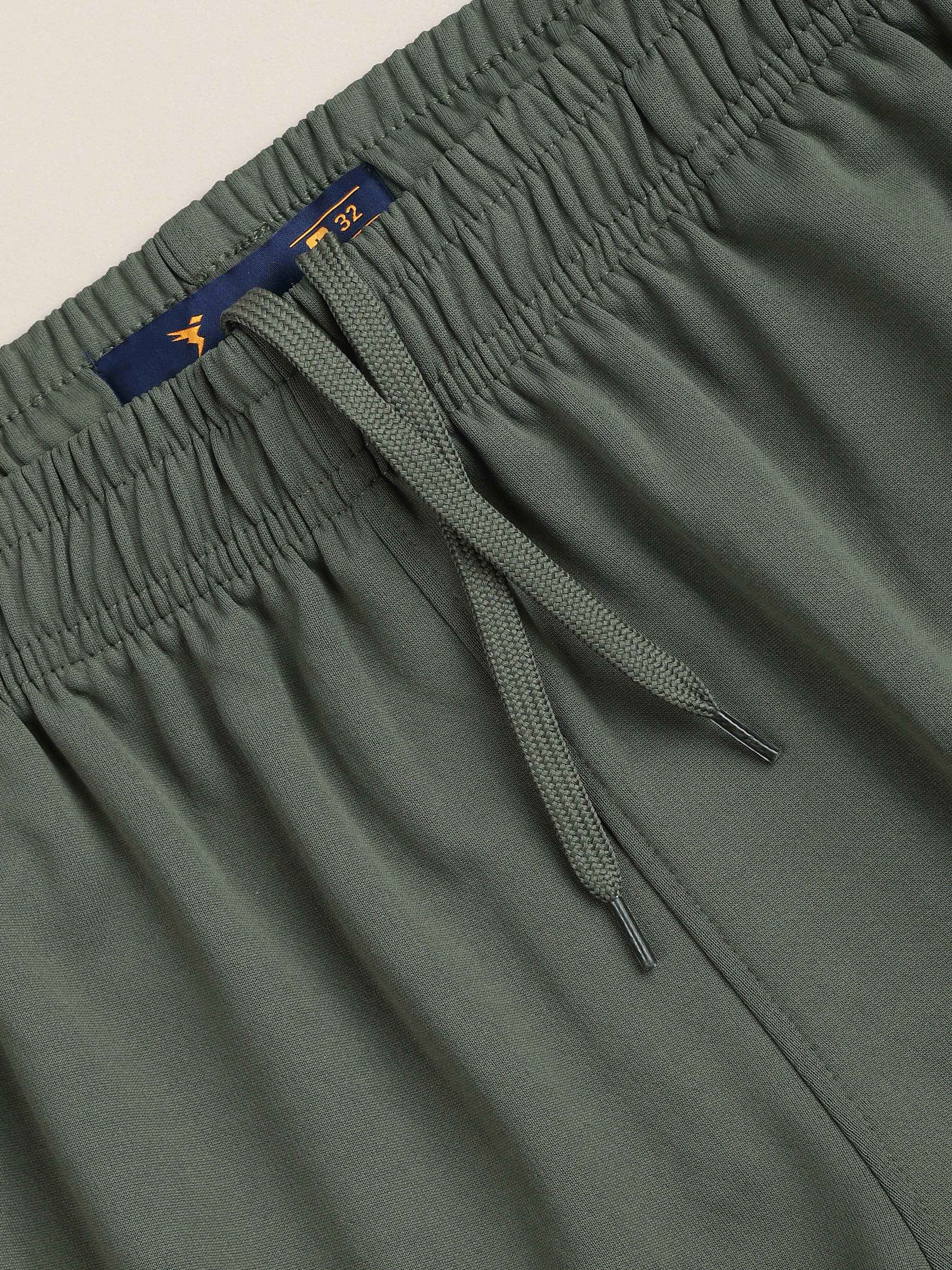 Men Solid Slim Fit Shorts with TECHNO DRY - Image 7