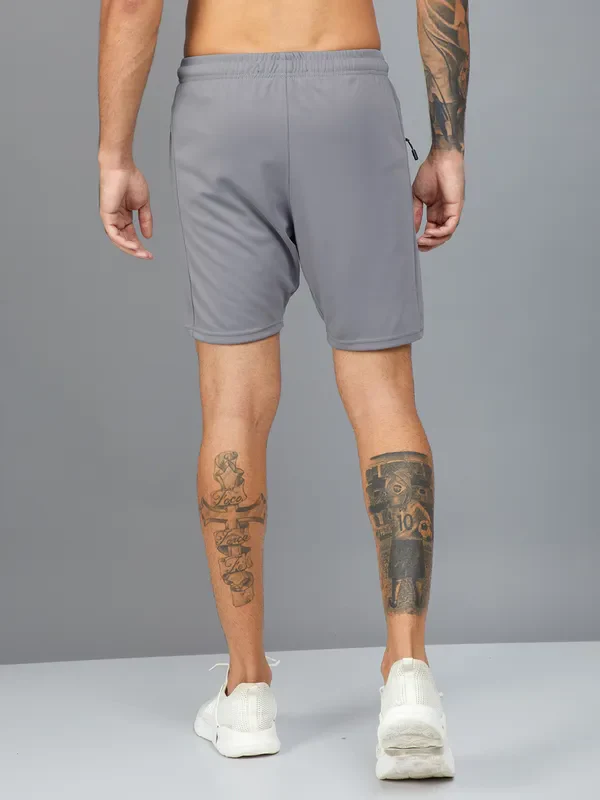 Men Solid Slim Fit Shorts with TECHNO DRY - Image 4