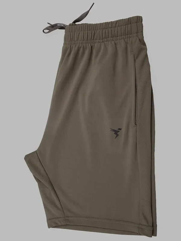Men Solid Slim Fit Shorts with TECHNO DRY - Image 8