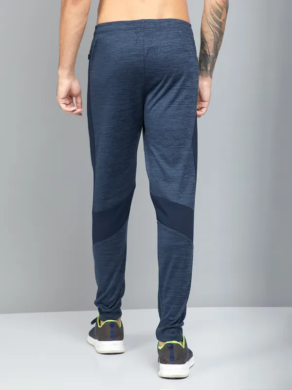 Men Colorblock Slim Fit Trackpants with TECHNO DRY - Image 5