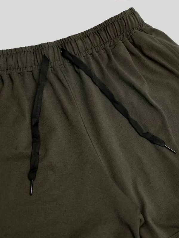 Men Solid Relax Fit Shorts with ELASTO LITE - Image 8