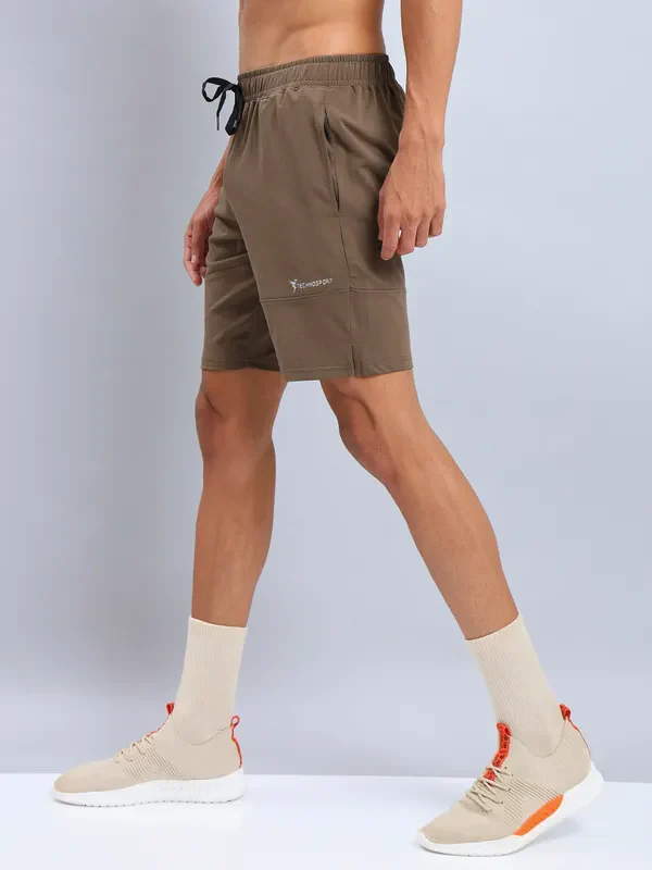 Men Solid Relax Fit Shorts with ELASTO LITE - Image 6