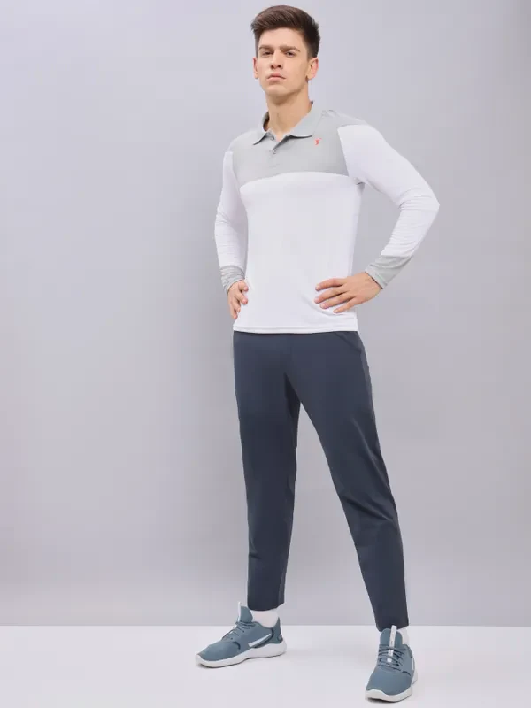 Men Colorblock Slim Fit Polo T-shirt with TECHNO COOL+ - Image 2