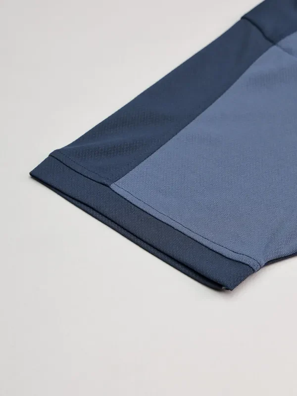 Men Colorblock Slim Fit Polo T-shirt with TECHNO COOL+ - Image 8