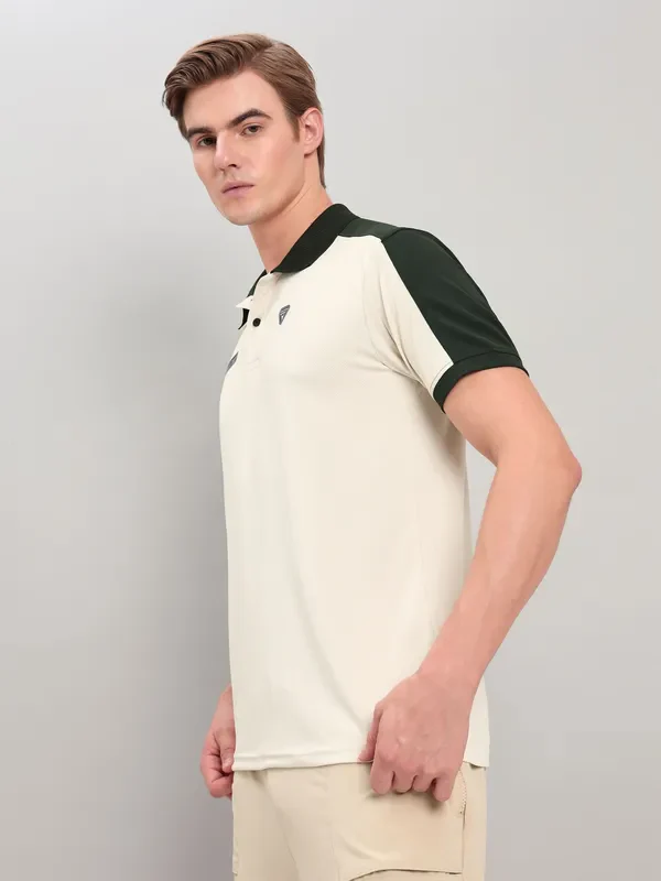 Men Colorblock Slim Fit Polo T-shirt with TECHNO COOL+ - Image 5