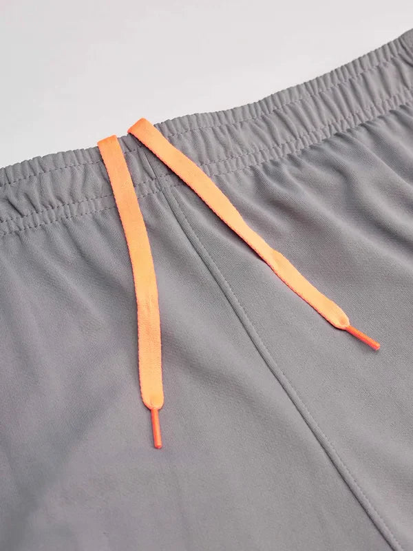 Men Solid Slim Fit Trackpants with TECHNO DRY - Image 6