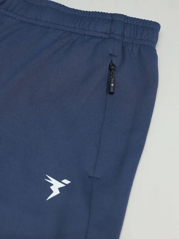 Men Solid Slim Fit Trackpants with TECHNO DRY - Image 2