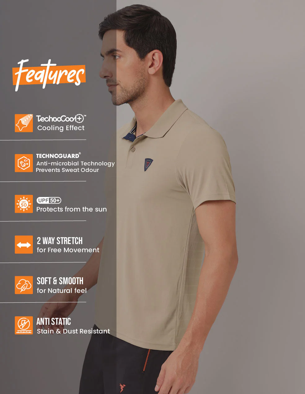Men Self Design Slim Fit Polo T-shirt with AIRTEX STRIPES (Pack of 2) - Image 5